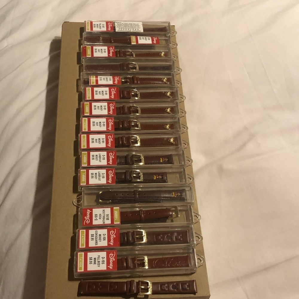 Disney leather straps